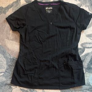 Healing Hands Black Women's scrub Top